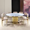 Glass Top Dining Table Set