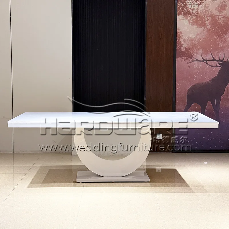 Modern Black Dining Table