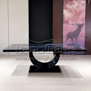 Modern Black Dining Table