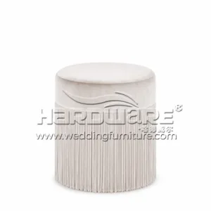 Pouf with Fringes