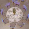 Round Acrylic Dining Table