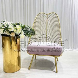 High Back Metal Single Sofa Chair