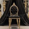 Black Cushioned Dining Chairs