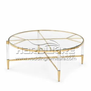 Oval Glass Coffee Table