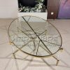 Oval Glass Coffee Table