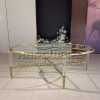 Oval Glass Coffee Table for Party Shower Decoration - Image 3