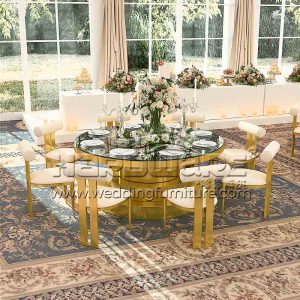 Mirror Glass Restaurant Table