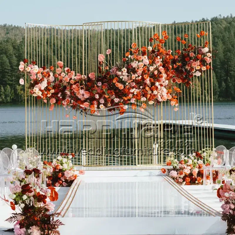 Stunning Lakeside Wedding Backdrop