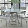 Mirror Glass Round Table