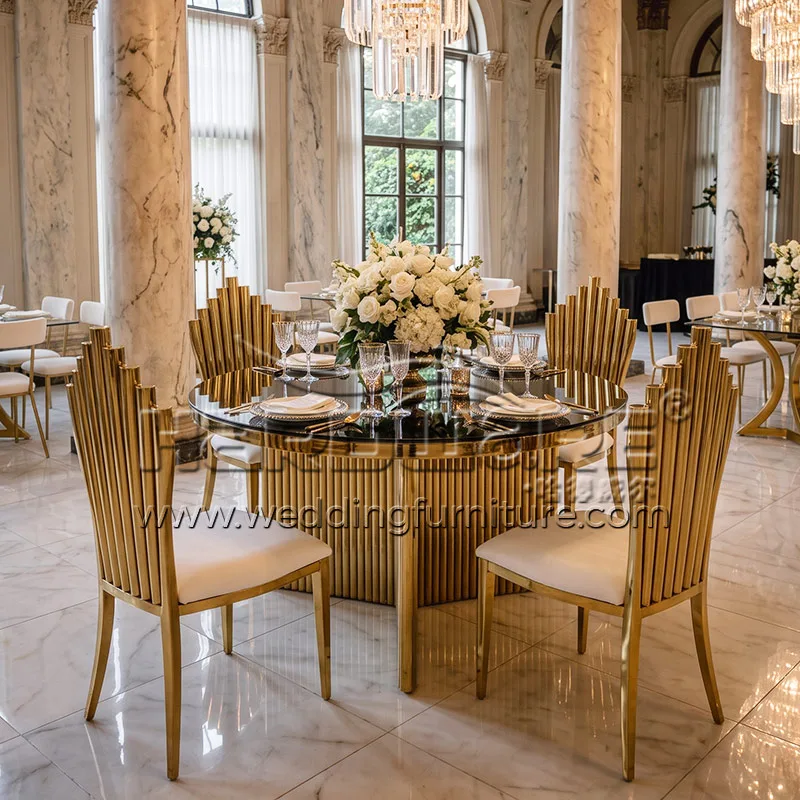 Tubes Base Wedding Table