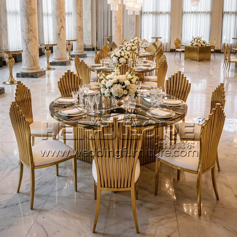 Tubes Base Wedding Table