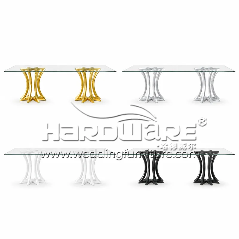 Glass Wedding Table