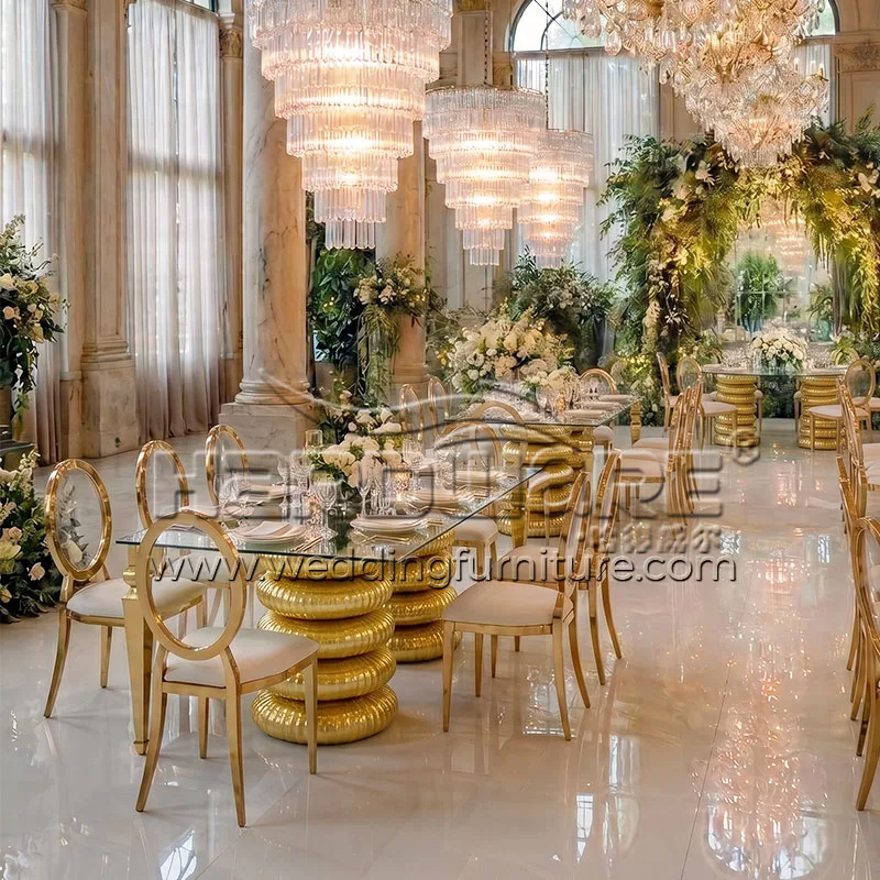 Glass Top Dining Table