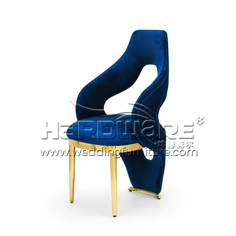 Blue Velvet Dining Chair
