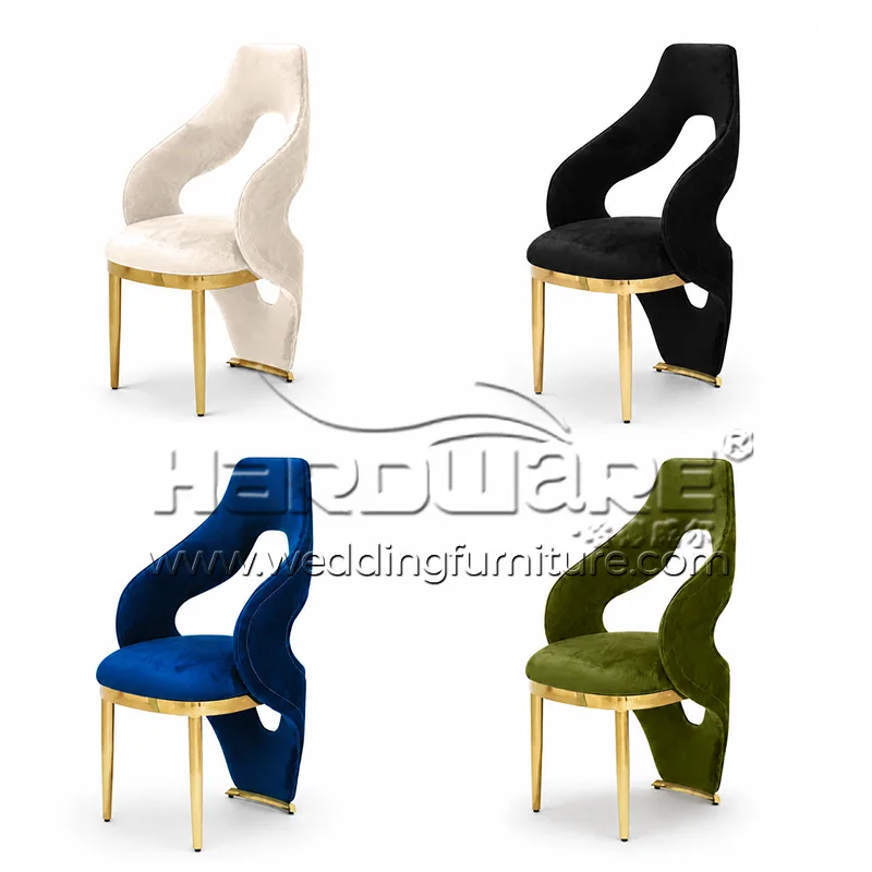 Blue Velvet Dining Chair