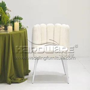 White Bouclé Chair
