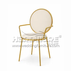 Banquet Chair with Armrest for Modern Wedding Halls