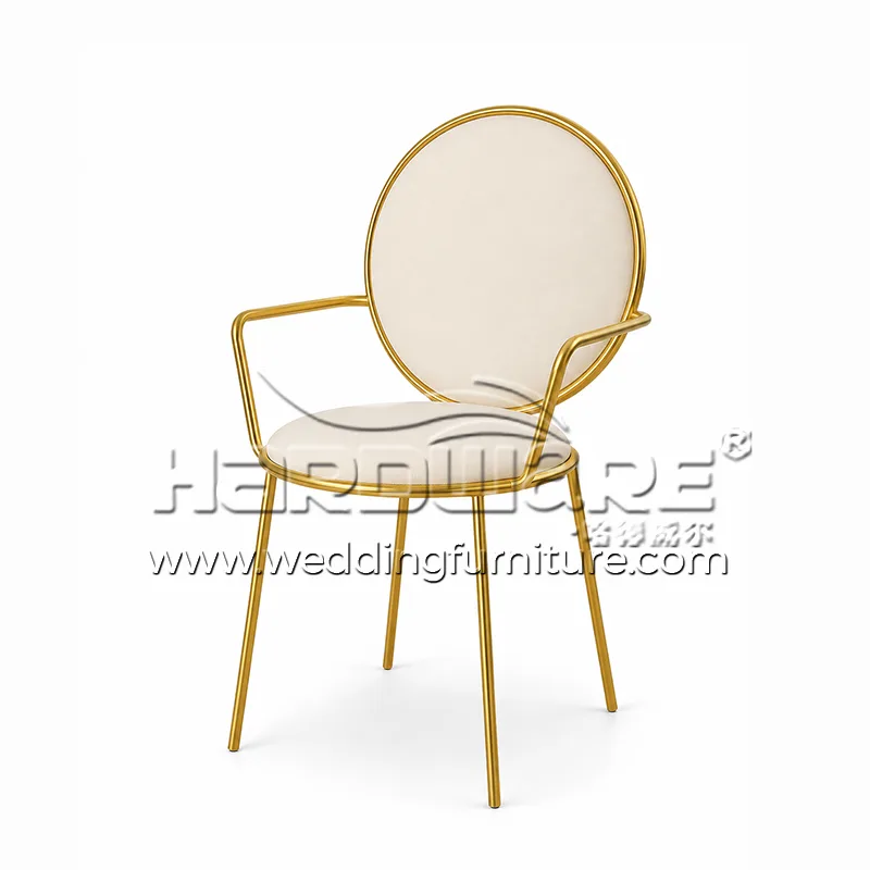 Banquet Chair with Armrest for Modern Wedding Halls