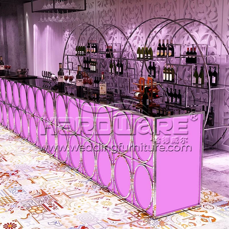 Illuminate Your Party with Stunning LED Bar Counters