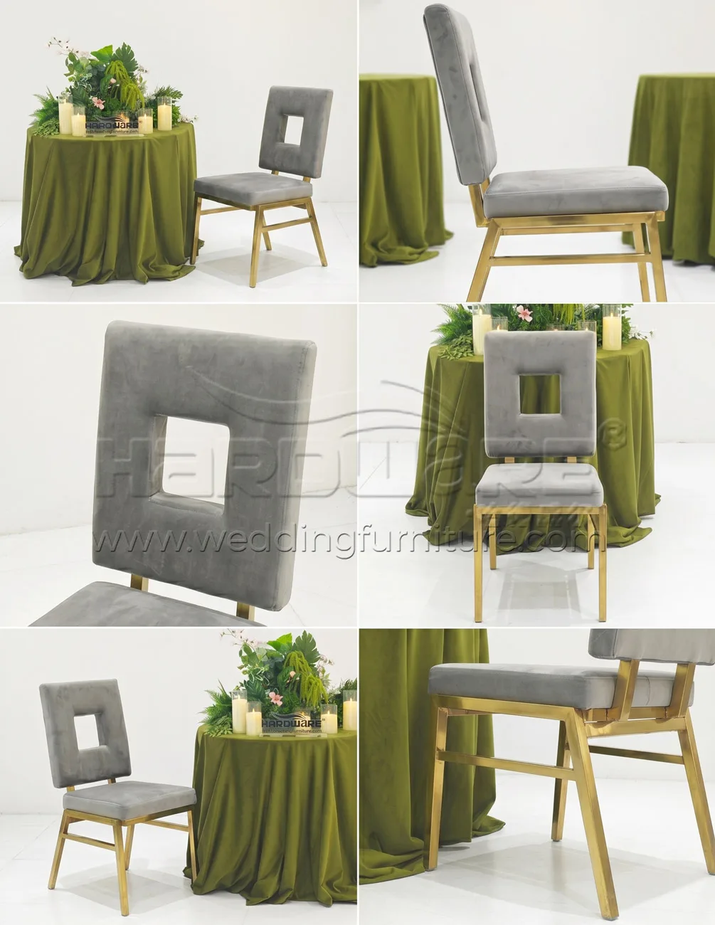 Restaurant Chairs Grey