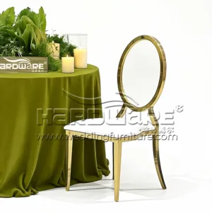 Acrylic Chair with Gold Legs