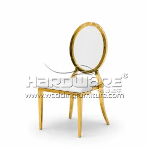 Acrylic Chair with Gold Legs