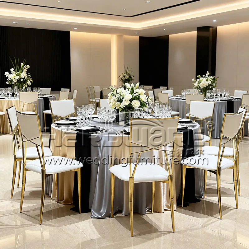 Modern Banquet Chair Redefines Wedding Furniture Standards