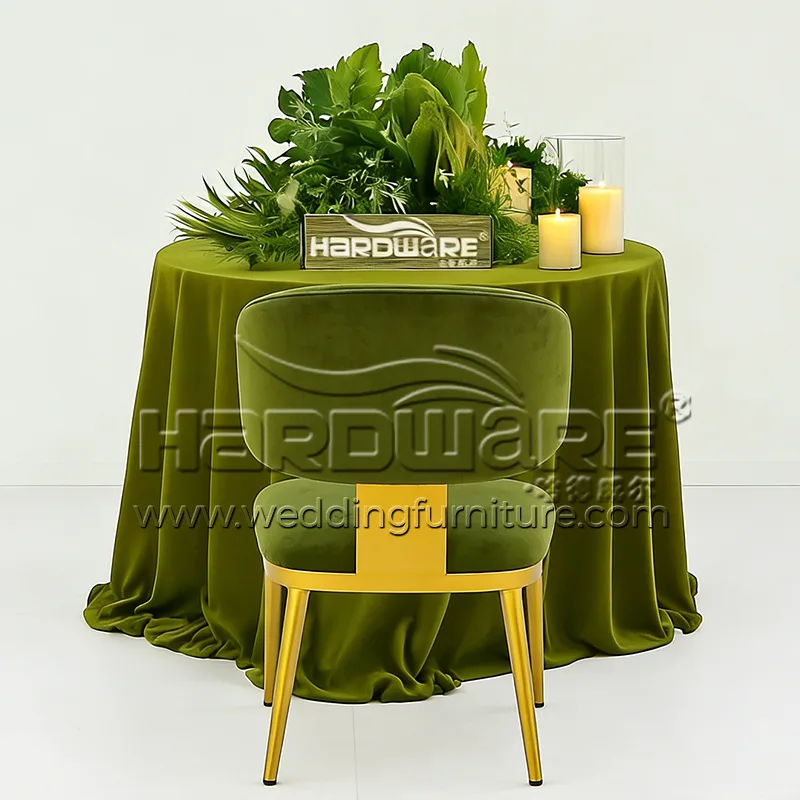 Wingback Dining Chair with Emerald Green Velvet