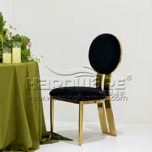 Gold Stainless Steel Event Chair