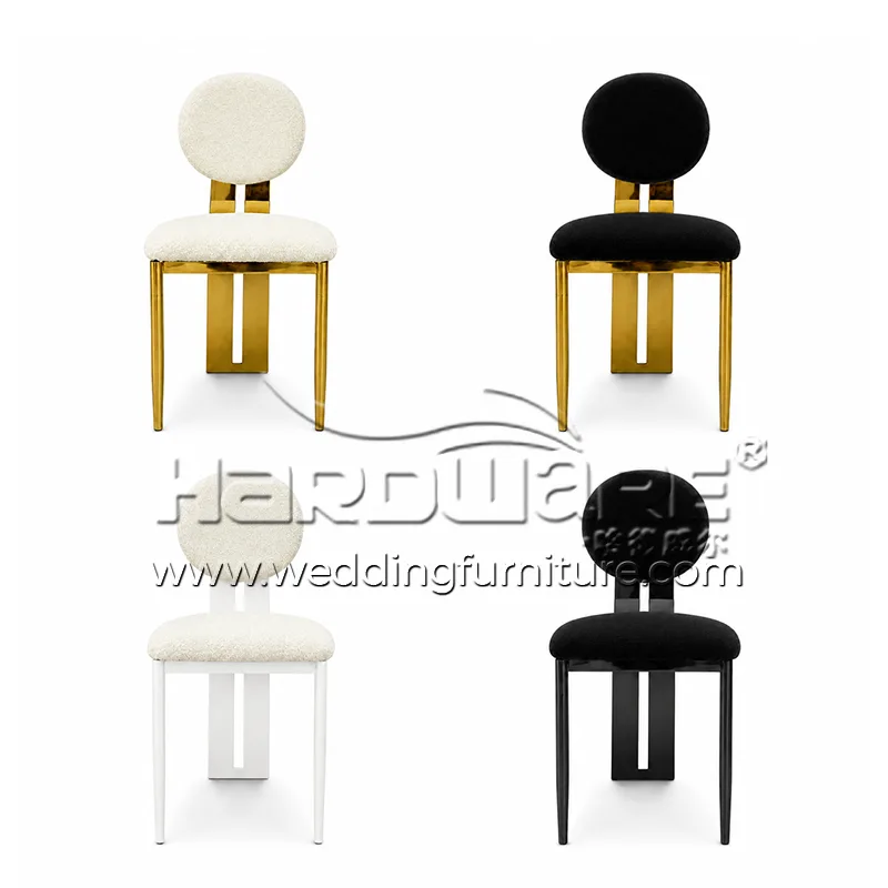 Gold Stainless Steel Event Chair