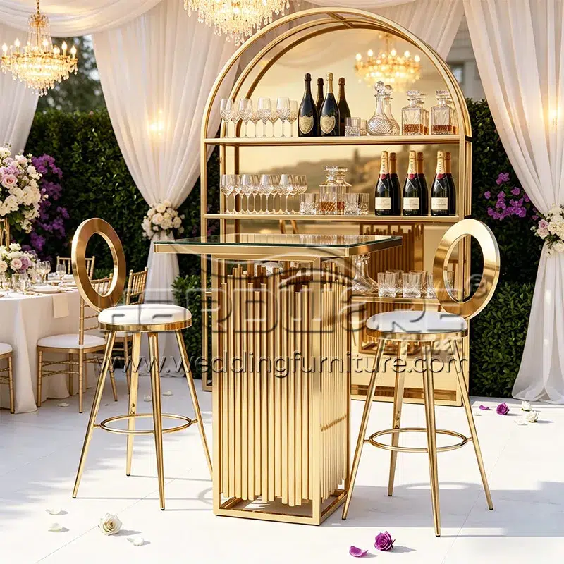 Vertical Tube Cocktail Table for Unforgettable Celebrations